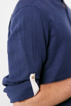 Springfield Camisa Mao Azulado