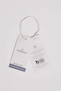 Springfield Camisa Mao Azul Clearance