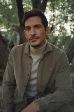 Ooto Camisa Microbombazina Slim Fit Castanho Outlet