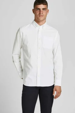 Jack & Jones Camisa Oxford Branco Sale