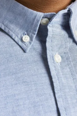Jack & Jones Camisa Oxford Mix Azul Outlet