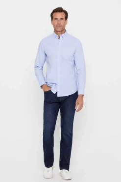 Cortefiel Camisa Oxford Lisa Azul New