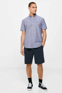 Springfield Camisa Pinpoint Azulado Hot