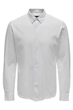 Only & Sons Camisa Pique Branco Online