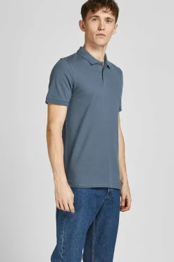 Jack & Jones Camisa Polo De Manga Curta Simples Roxo
