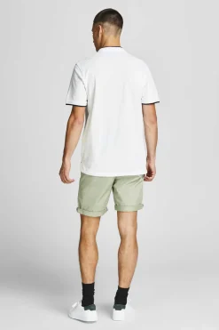 Jack & Jones Camisa Polo De Manga Curta Branco Sale