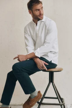 Ooto Camisa Polo Manga Comprida Branco Clearance