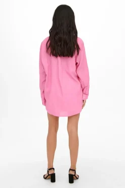 Only Camisas E Blusas-Camisa Popelina Com Linho