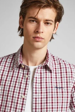 Pepe Jeans Camisa Popelina Quadrados Fit Slim Cor New