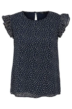 Only Camisas E Blusas-Camisa Sem Mangas Com Gola Redonda