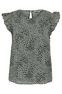 Only T-Shirts-Camisa Sem Mangas Com Gola Redonda