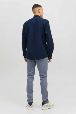 Jack & Jones Camisa Simples Marinho New