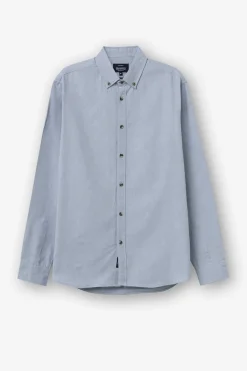 Tiffosi Camisa Slim Fit De Twill Azul Online