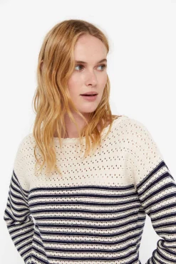 Cortefiel Sueteres E Cardigans-Camisola Algodao Bci