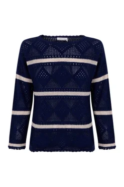 Cortefiel Sueteres E Cardigans-Camisola Algodao Bci