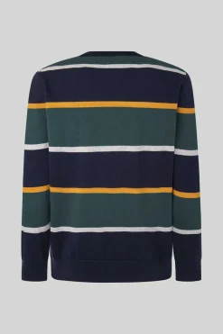 Pepe Jeans Camisola Algodao Riscas Marinho