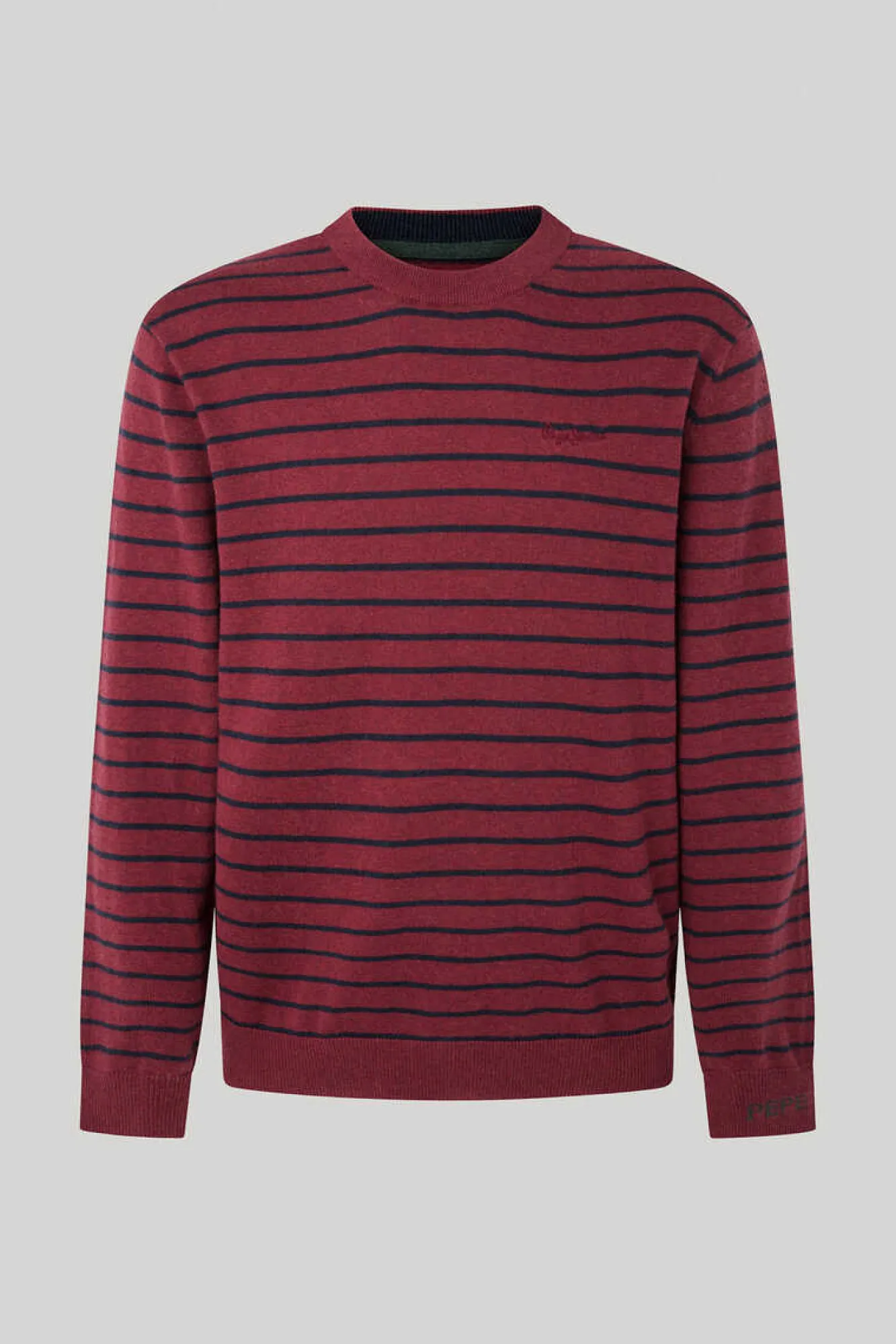 Pepe Jeans Camisola Algodao Riscas Vermelho Best