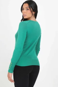 Brave Soul Sueteres E Cardigans-Camisola Basica Com Gola Caixa