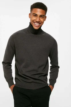 Springfield Camisola Basica Gola Cisne Cinza Outlet