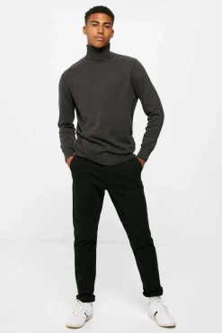 Springfield Camisola Basica Gola Cisne Cinza Outlet