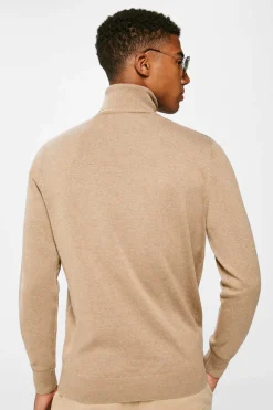 Springfield Camisola Basica Gola Cisne Camel