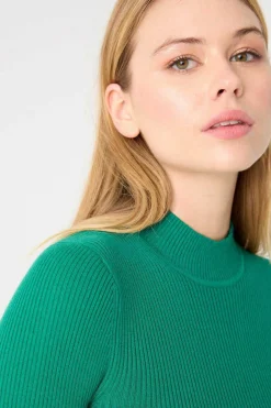 Inside Sueteres E Cardigans-Camisola Canelada Gola Alta