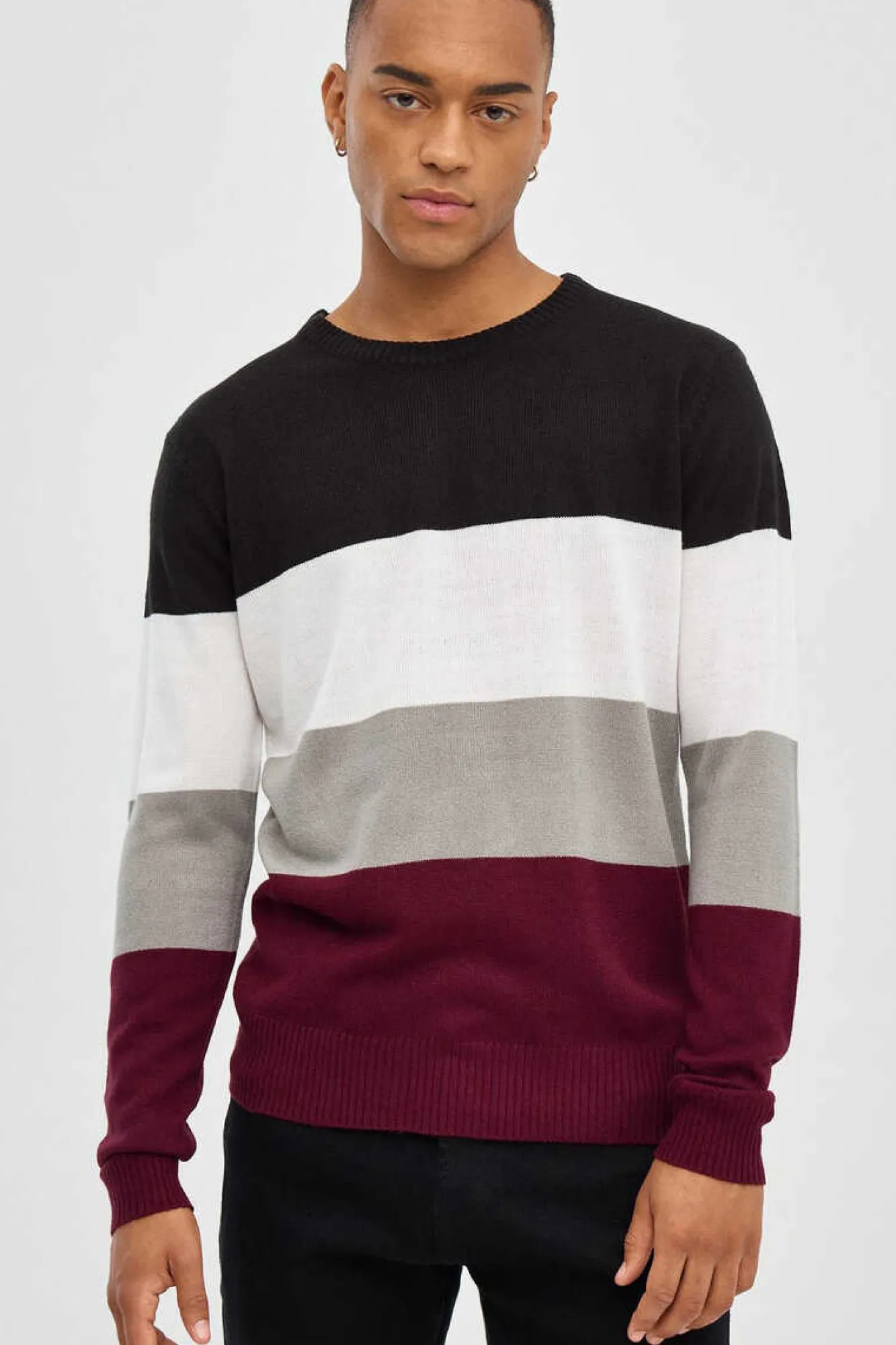 Inside Camisola Color Block Preto Clearance