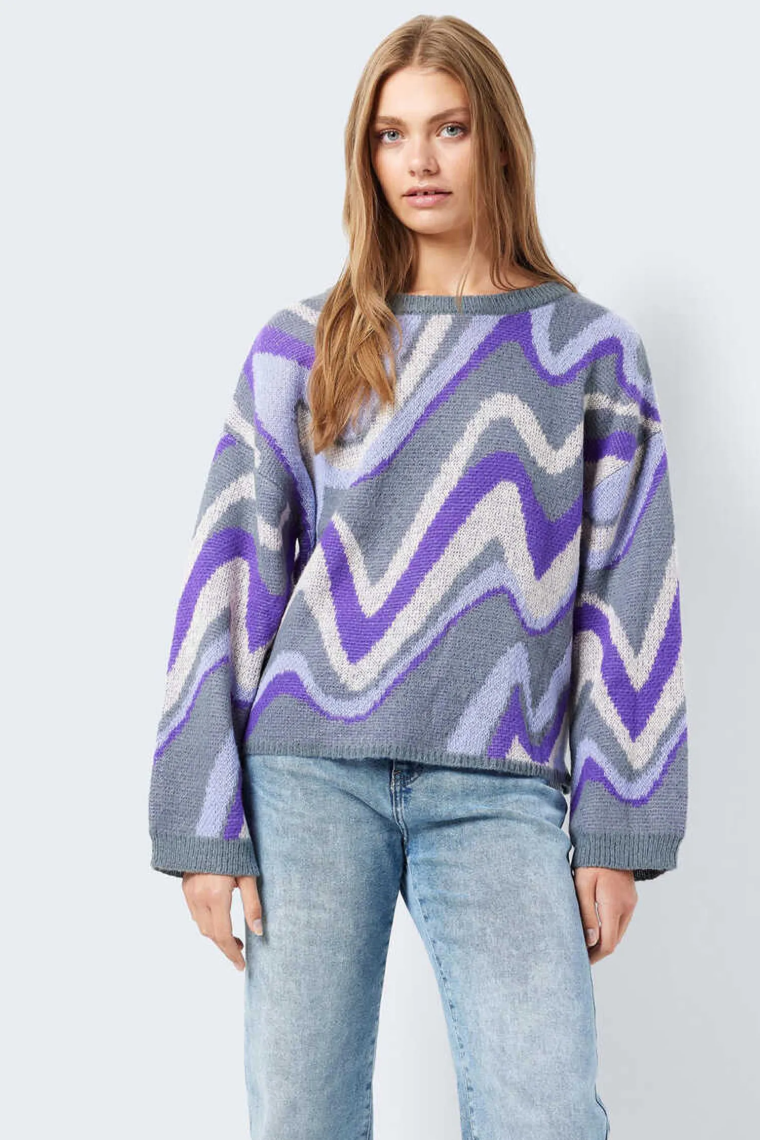 Noisy May Sueteres E Cardigans-Camisola Com Detalhes Em Tecido