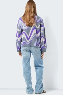 Noisy May Sueteres E Cardigans-Camisola Com Detalhes Em Tecido