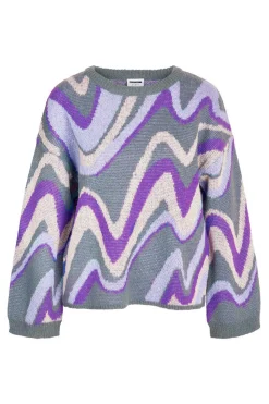 Noisy May Sueteres E Cardigans-Camisola Com Detalhes Em Tecido