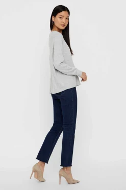 Noisy May Sueteres E Cardigans-Camisola Com Fecho-Eclair Traseiro