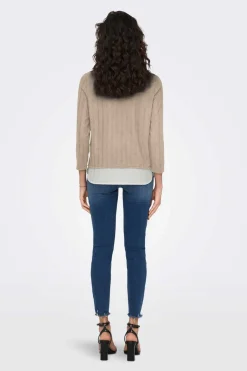 JDY Sueteres E Cardigans-Camisola Com Gola De Camisa