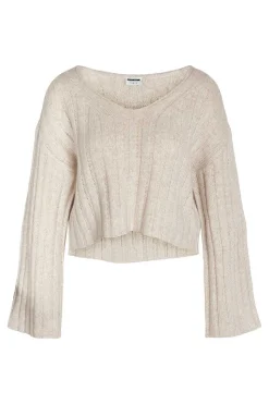 Noisy May Sueteres E Cardigans-Camisola Com Gola Em V