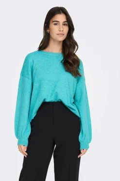 Only Sueteres E Cardigans-Camisola Com Malha Debruada