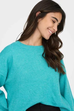 Only Sueteres E Cardigans-Camisola Com Malha Debruada