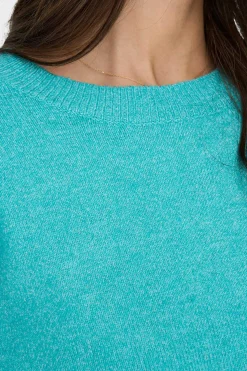 Only Sueteres E Cardigans-Camisola Com Malha Debruada