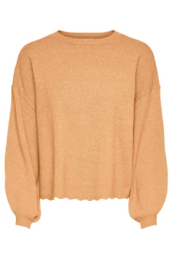 Only Sueteres E Cardigans-Camisola Com Malha Debruada