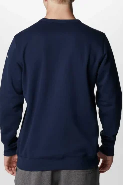 Columbia Camisola De Gola Redonda Com Logo ™ Azul New