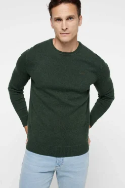 Superdry Camisola De Gola Redonda Com Bordado Essential Oleo Discount