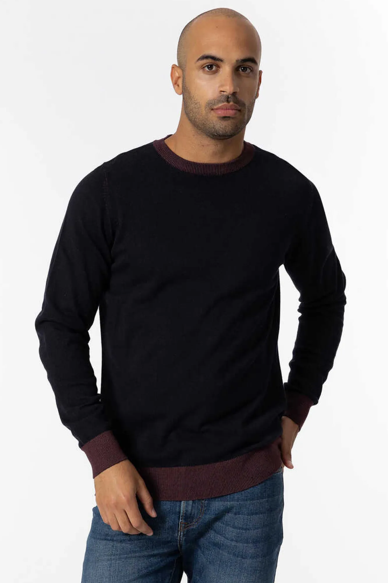 Tiffosi Camisola De Malha Bicolorida Vermelho Real Best