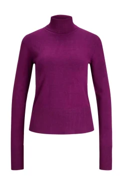 Jack & Jones Sueteres E Cardigans-Camisola De Malha Com Gola Dobrada