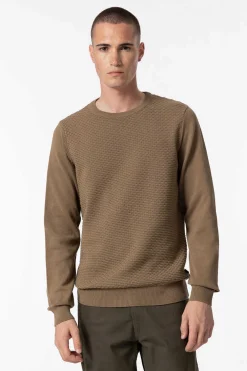 Tiffosi Camisola De Malha Com Jacquard Camel Hot