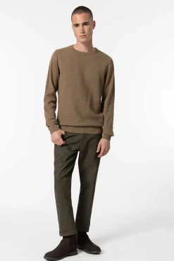 Tiffosi Camisola De Malha Com Jacquard Camel Hot