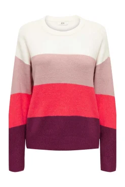 JDY Sueteres E Cardigans-Camisola De Malha Em Bloco De Cor