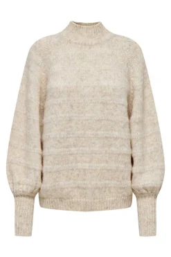 Only Sueteres E Cardigans-Camisola De Malha Gola Alta