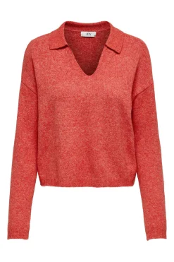 JDY Sueteres E Cardigans-Camisola De Malha Gola Polo