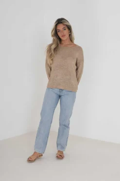 Brave Soul Sueteres E Cardigans-Camisola De Malha Gola Redonda