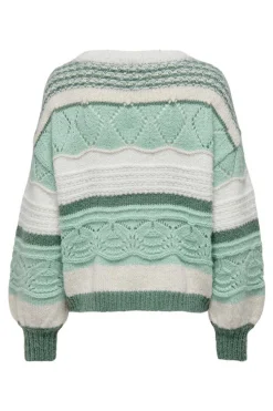 Only Sueteres E Cardigans-Camisola De Malha Gola Redonda