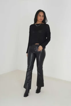 Brave Soul Sueteres E Cardigans-Camisola De Malha Gola Redonda