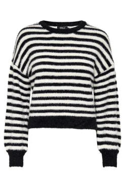 Only Sueteres E Cardigans-Camisola De Malha Gola Redonda